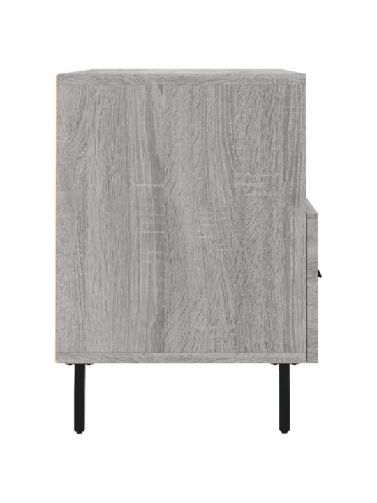 Tv skapītis, pelēka ozolkoka, 80x36x50 cm, inženierijas koks