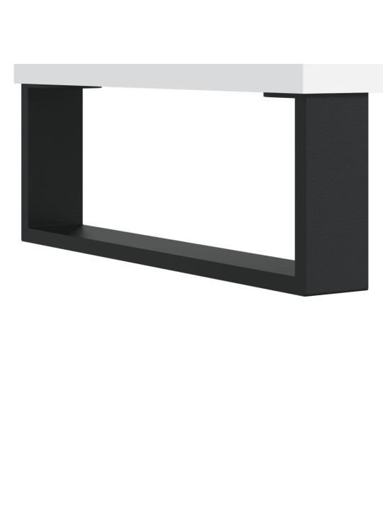 Tv skapītis, balts, 80x36x50 cm, inženierijas koks
