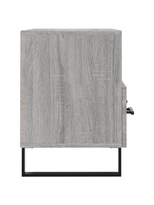 Tv skapītis, pelēka ozolkoka, 80x36x50 cm, inženierijas koks