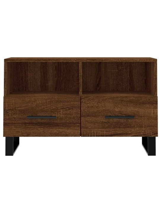 Tv skapītis, ozolkoka krāsa, 80x36x50 cm, inženierijas koks