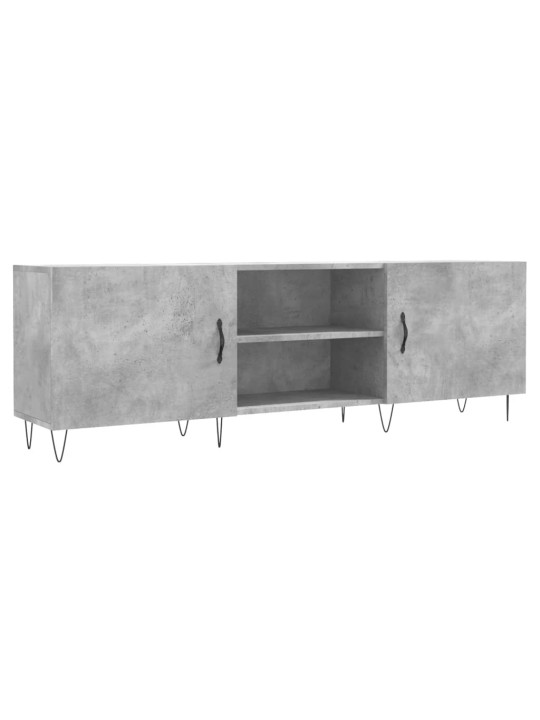 Tv skapītis, betona pelēks, 150x30x50 cm, inženierijas koks