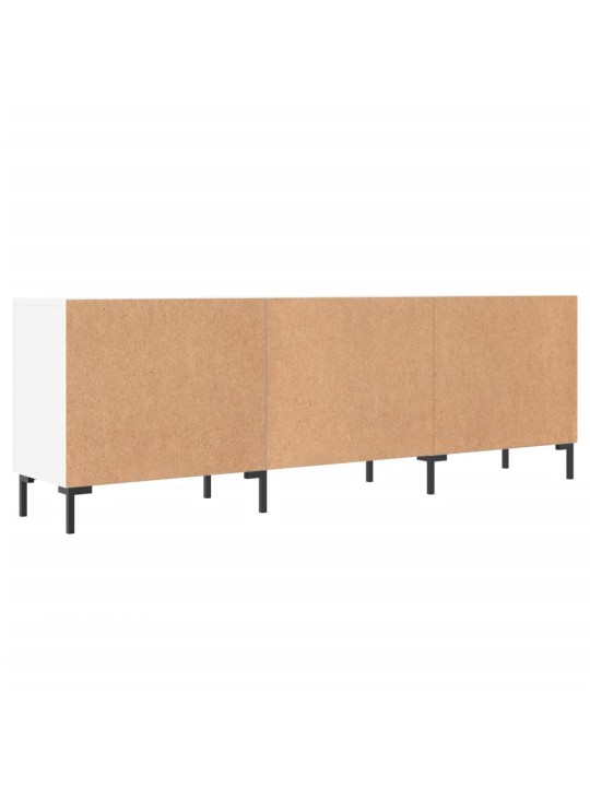Tv skapītis, balts, 150x30x50 cm, inženierijas koks