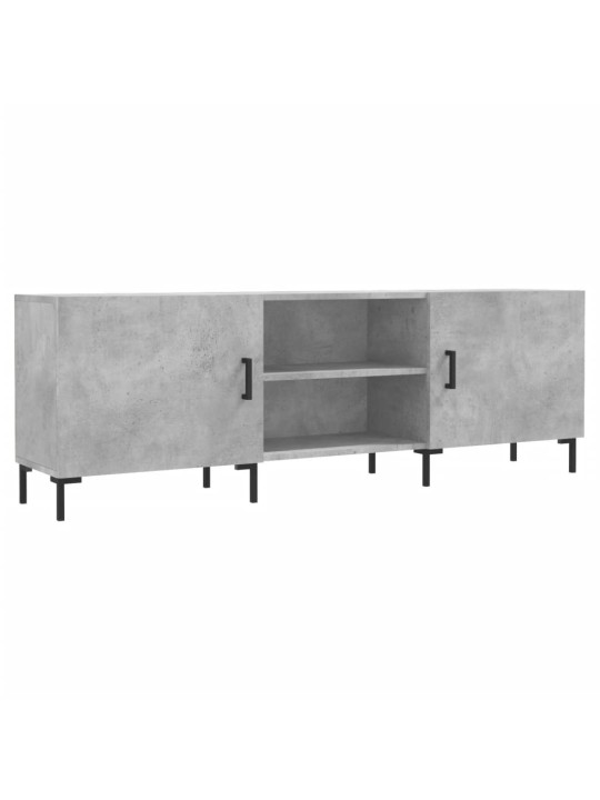 Tv skapītis, betona pelēks, 150x30x50 cm, inženierijas koks