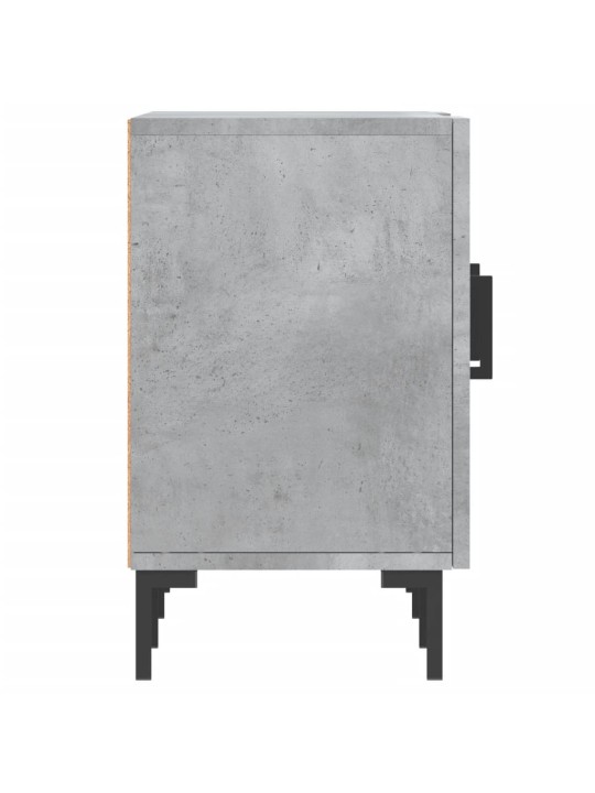 Tv skapītis, betona pelēks, 150x30x50 cm, inženierijas koks