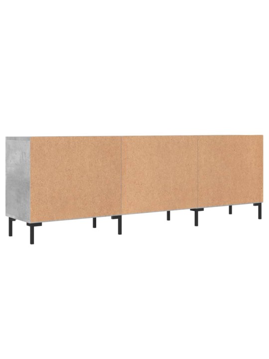 Tv skapītis, betona pelēks, 150x30x50 cm, inženierijas koks