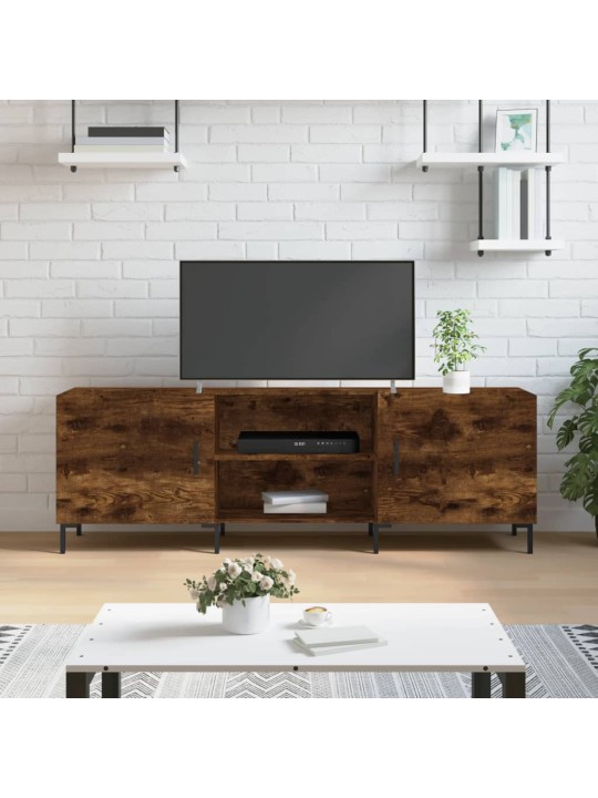 Tv skapītis, ozolkoka krāsa, 150x30x50 cm, inženierijas koks