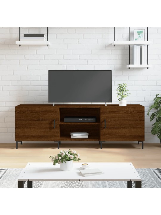 Tv skapītis, ozolkoka krāsa, 150x30x50 cm, inženierijas koks