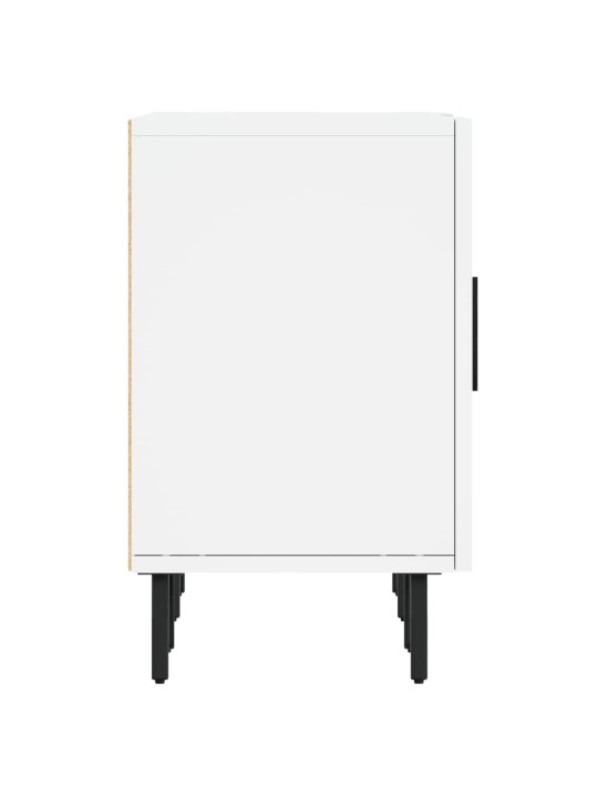 Tv skapītis, balts, 150x30x50 cm, inženierijas koks