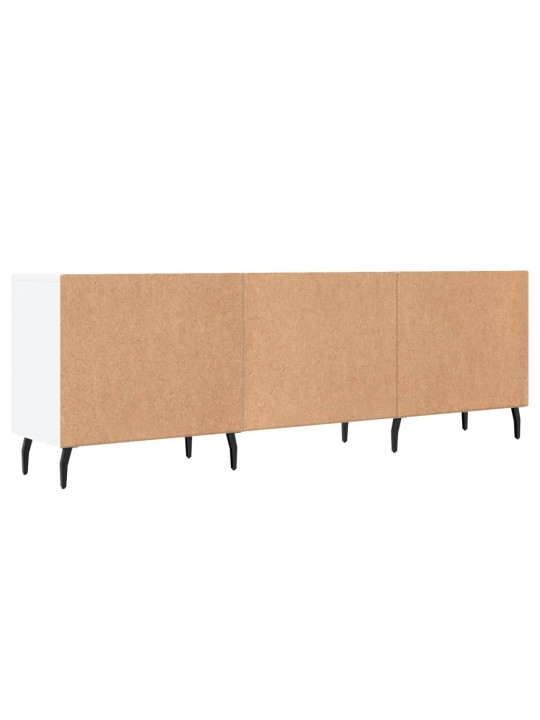 Tv skapītis, balts, 150x30x50 cm, inženierijas koks