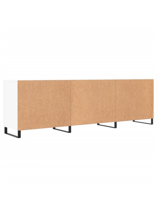 Tv skapītis, balts, 150x30x50 cm, inženierijas koks