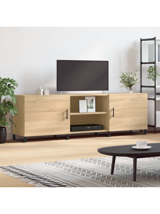 Tv skapītis, ozolkoka krāsa, 150x30x50 cm, inženierijas koks
