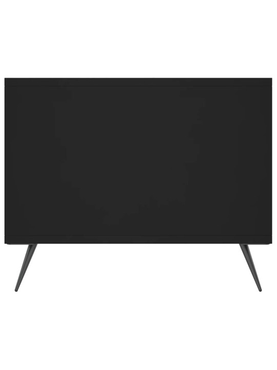 Kafijas galdiņš, melns, 102x50x40 cm, inženierijas koks