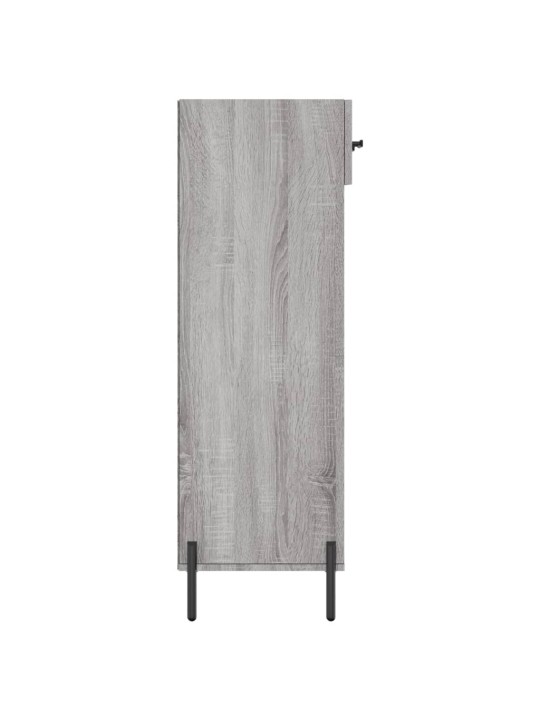 Apavu skapītis, pelēka ozola, 60x35x105 cm, inženierijas koks