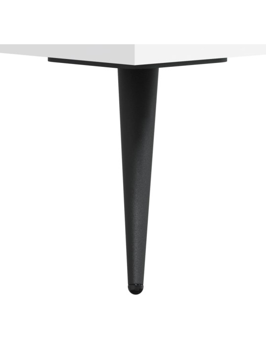 Augstais skapītis, balts, 69,5x31x115 cm, inženierijas koks