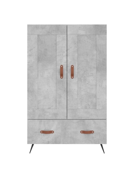 Augstais skapītis, pelēks, 69,5x31x115 cm, inženierijas koks