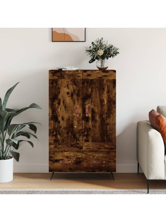 Augstais skapītis, ozolkoka, 69,5x31x115 cm, inženierijas koks