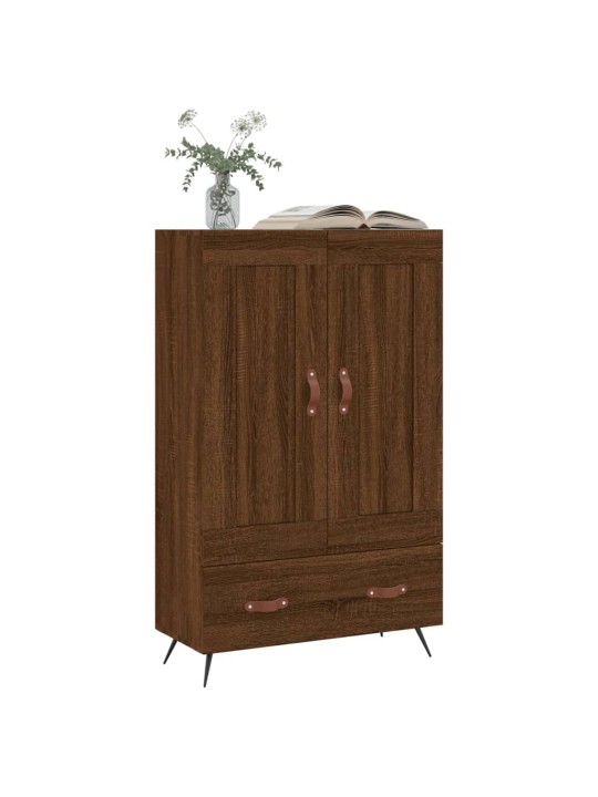 Augstais skapītis, ozolkoka, 69,5x31x115 cm, inženierijas koks