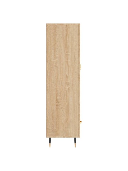 Augstais skapītis, koka krāsa, 69,5x31x115cm, inženierijas koks