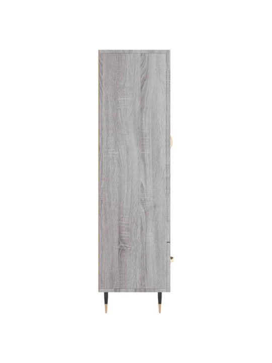Augstais skapītis, pelēks, 69,5x31x115 cm, inženierijas koks