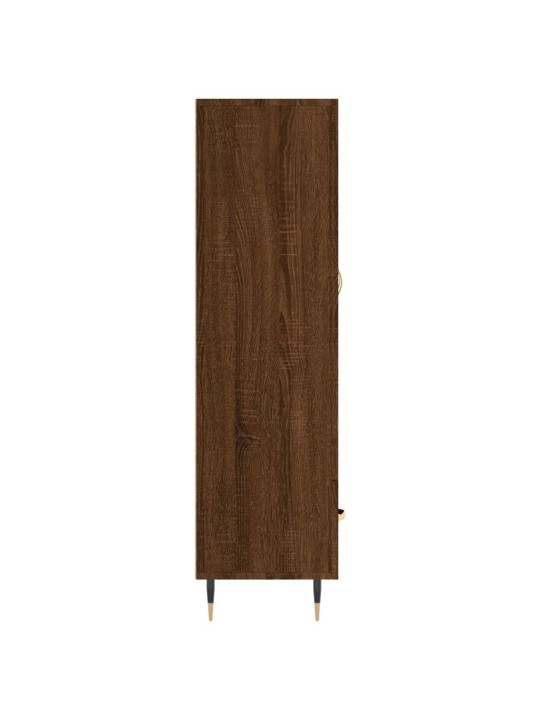 Augstais skapītis, ozolkoka, 69,5x31x115 cm, inženierijas koks