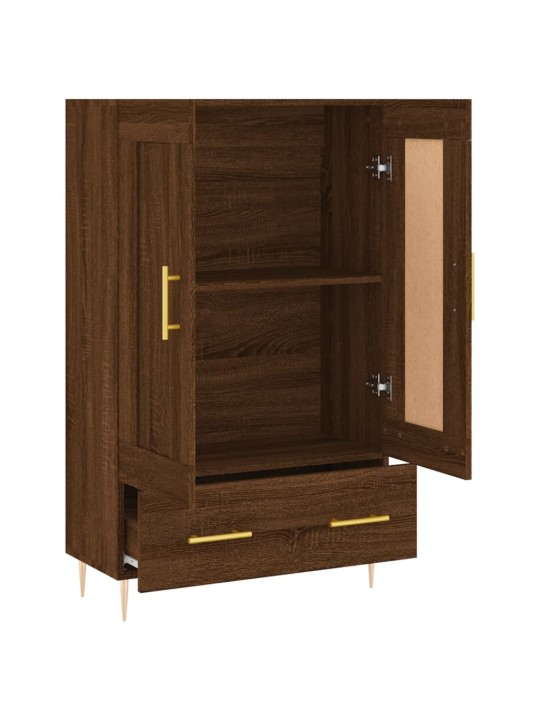 Augstais skapītis, ozolkoka, 69,5x31x115 cm, inženierijas koks