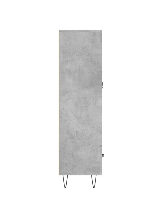 Augstais skapītis, pelēks, 69,5x31x115 cm, inženierijas koks