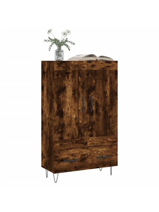 Augstais skapītis, ozolkoka, 69,5x31x115 cm, inženierijas koks