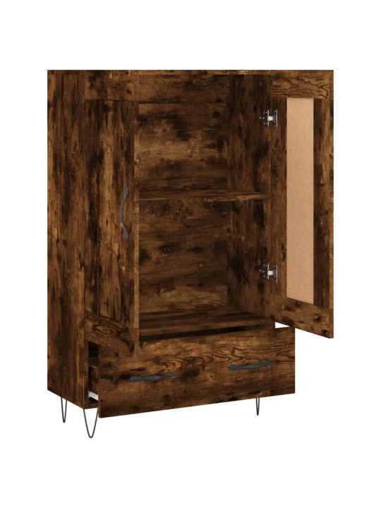 Augstais skapītis, ozolkoka, 69,5x31x115 cm, inženierijas koks