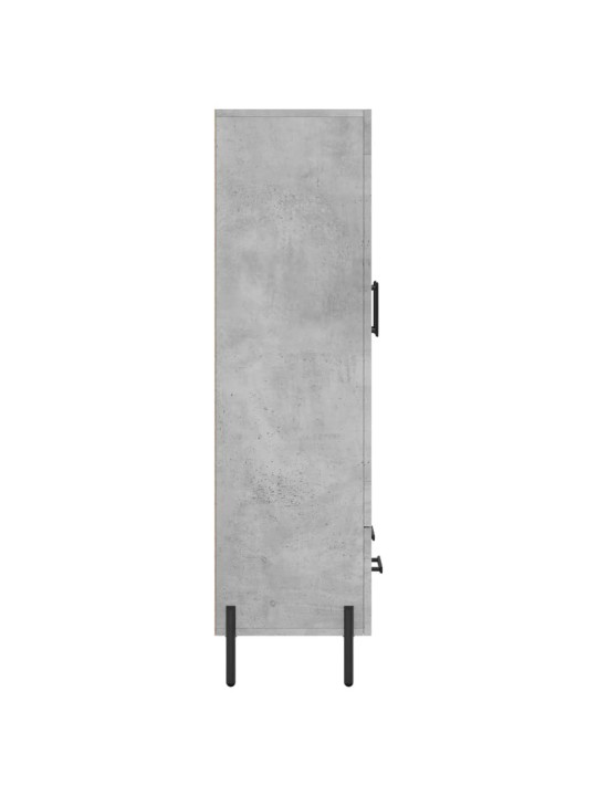 Augstais skapītis, pelēks, 69,5x31x115 cm, inženierijas koks
