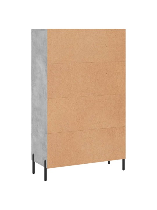 Augstais skapītis, pelēks, 69,5x31x115 cm, inženierijas koks