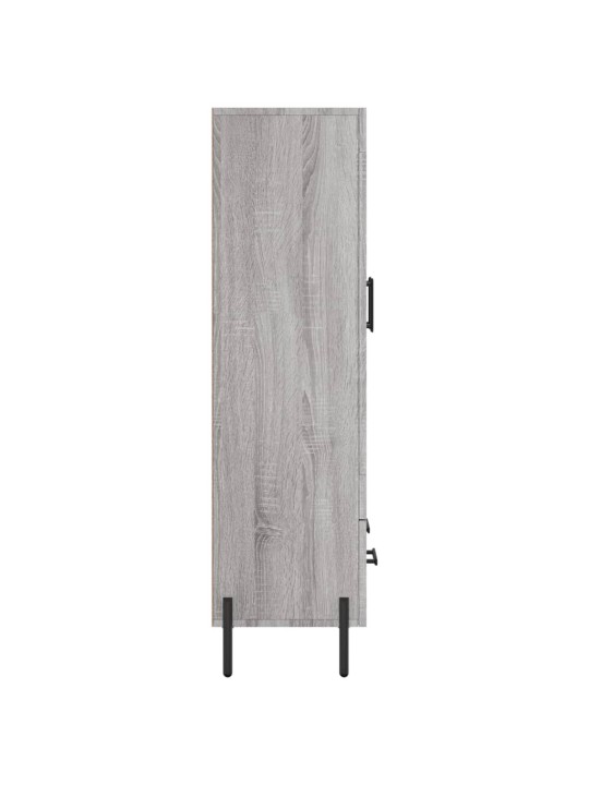 Augstais skapītis, pelēks, 69,5x31x115 cm, inženierijas koks