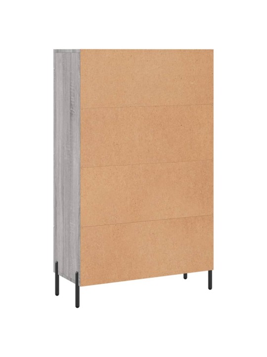 Augstais skapītis, pelēks, 69,5x31x115 cm, inženierijas koks