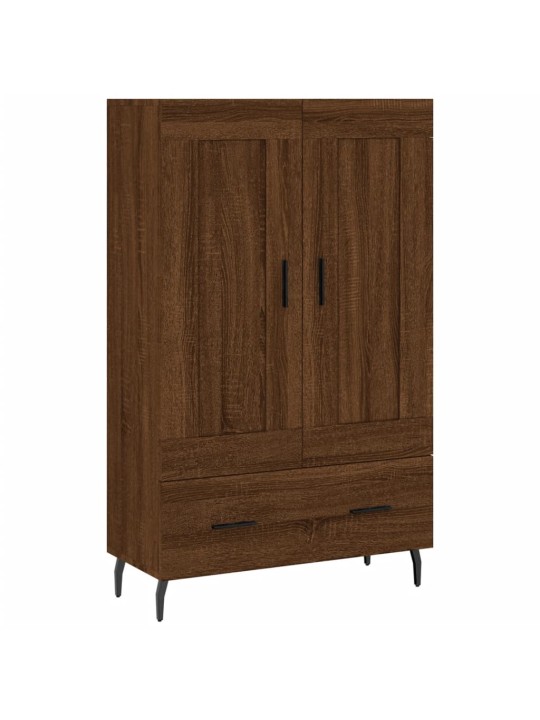 Augstais skapītis, ozolkoka, 69,5x31x115 cm, inženierijas koks