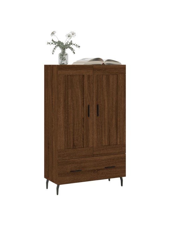 Augstais skapītis, ozolkoka, 69,5x31x115 cm, inženierijas koks
