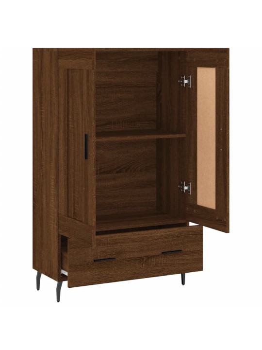 Augstais skapītis, ozolkoka, 69,5x31x115 cm, inženierijas koks