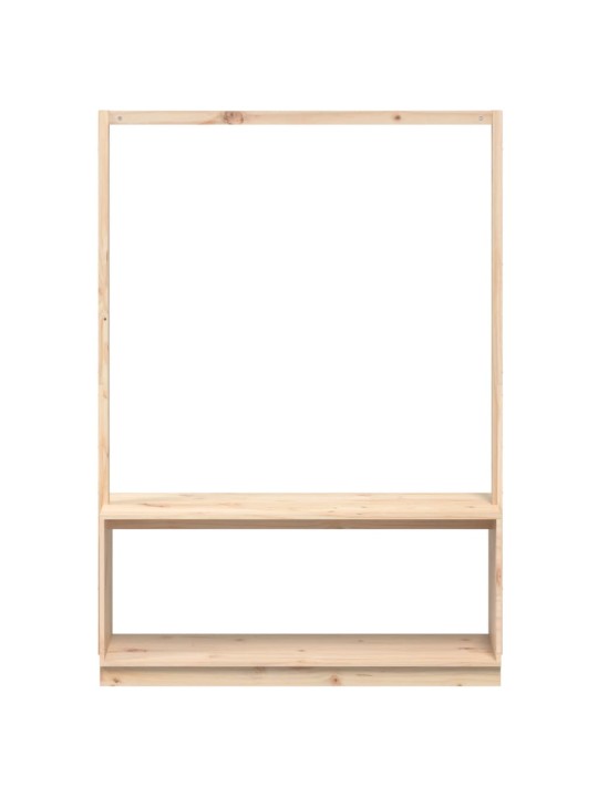 Drēbju pakaramais ar apavu plauktu, 113x40x157,5 cm