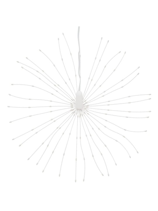Ziemassvētku dekorācija, 140 led, vēsi baltas, 17 cm