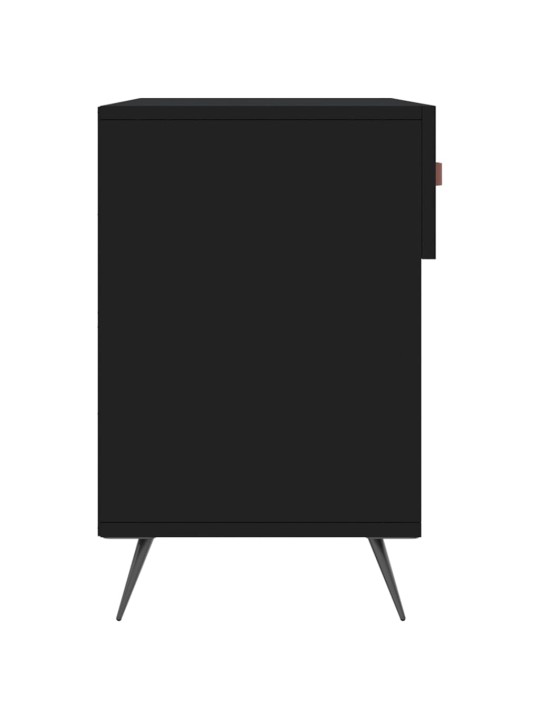 Apavu skapītis, melns, 102x35x55 cm, inženierijas koks