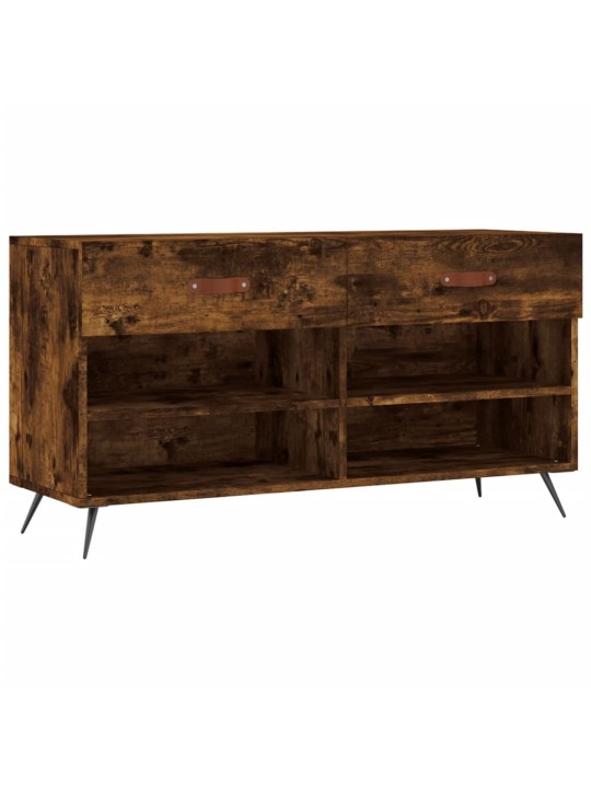 Apavu skapītis, koka krāsa, 102x35x55 cm, inženierijas koks