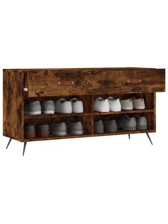 Apavu skapītis, koka krāsa, 102x35x55 cm, inženierijas koks