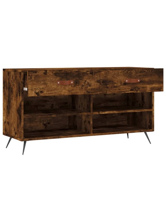Apavu skapītis, koka krāsa, 102x35x55 cm, inženierijas koks