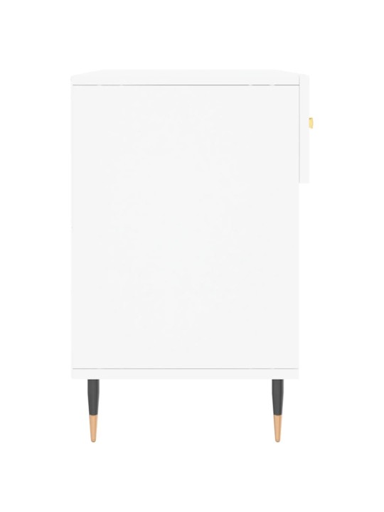 Apavu skapītis, balts, 102x35x55 cm, inženierijas koks