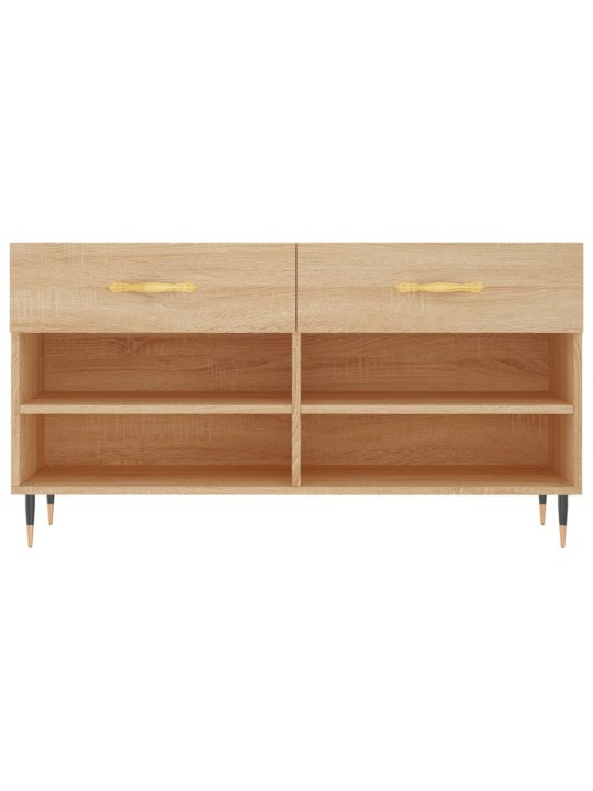 Apavu skapītis, ozolkoka krāsa, 102x35x55 cm, inženierijas koks