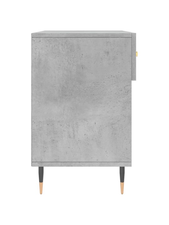 Apavu skapītis, betona pelēks, 102x35x55 cm, inženierijas koks