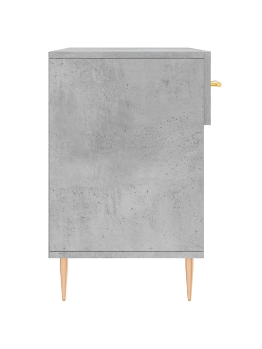 Apavu skapītis, betona pelēks, 102x35x55 cm, inženierijas koks