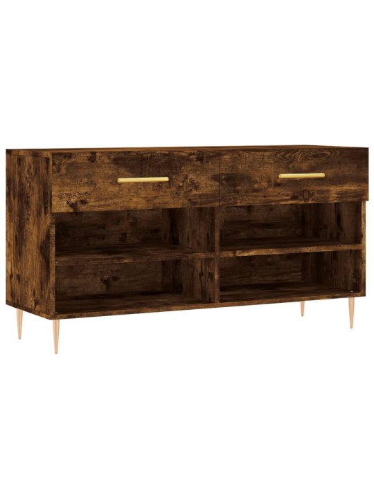 Apavu skapītis, koka krāsa, 102x35x55 cm, inženierijas koks