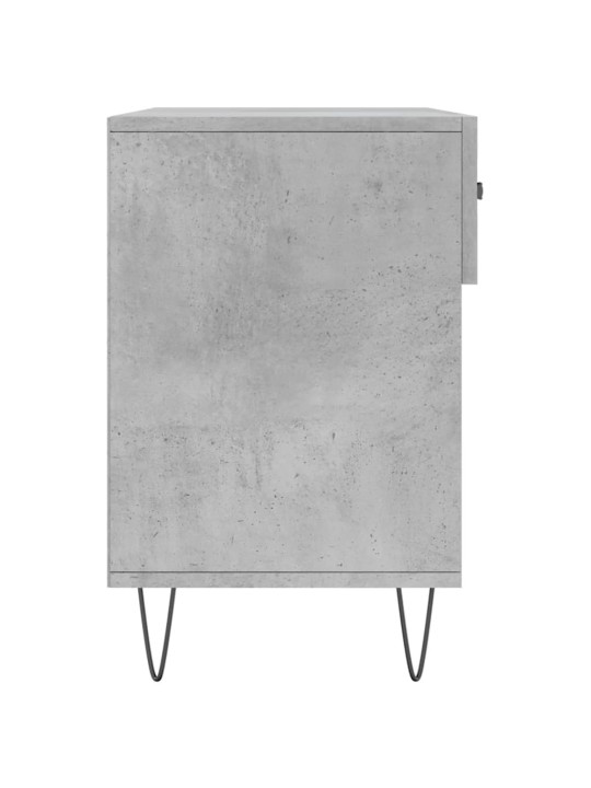Apavu skapītis, betona pelēks, 102x35x55 cm, inženierijas koks
