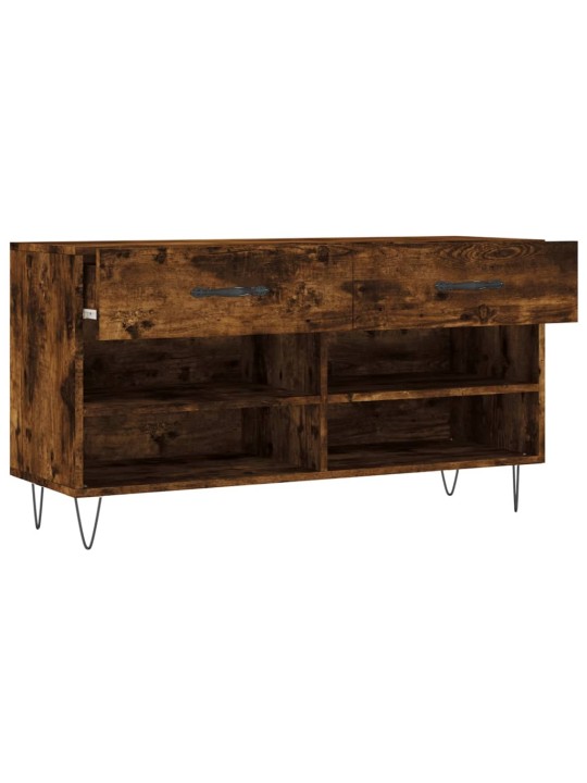 Apavu skapītis, koka krāsa, 102x35x55 cm, inženierijas koks