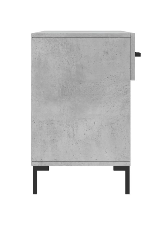 Apavu skapītis, betona pelēks, 102x35x55 cm, inženierijas koks