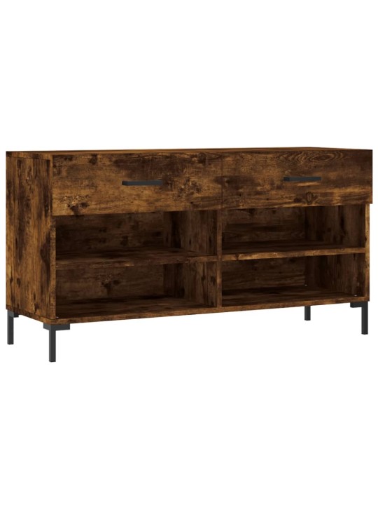 Apavu skapītis, koka krāsa, 102x35x55 cm, inženierijas koks